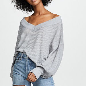 NWT Free People South Side Thermal Top
